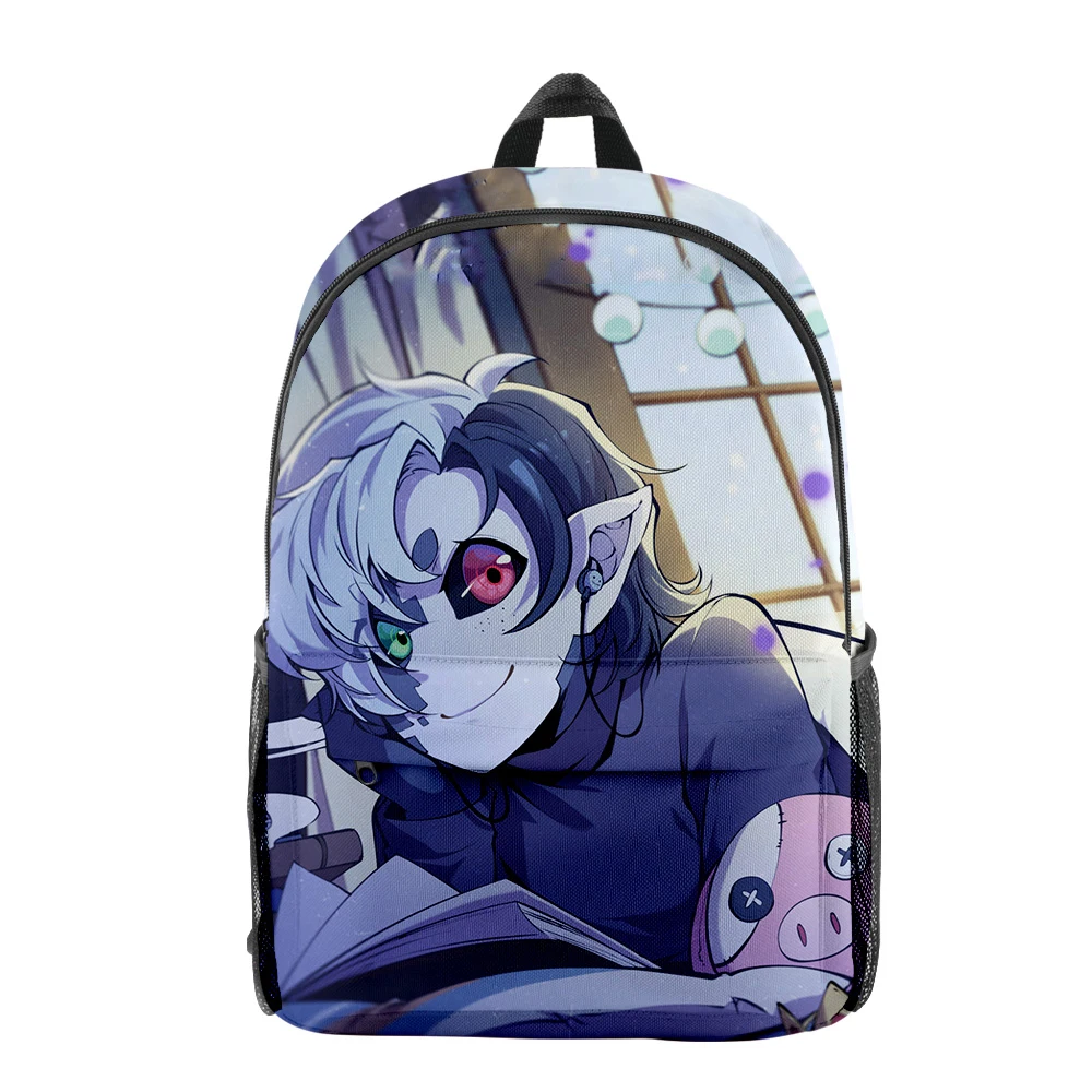 Classic Novelty Funny Ranboo pupil Bookbag Notebook Backpacks 3D Print Oxford Waterproof Boys/Girls Casual Travel Backpacks