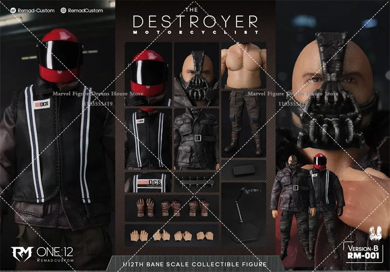 その他 Remad Custom Destroyer Bat Killer 1/12 In Stock Remad Custom RM001 1/12 Destroyer Bane Bat Killer