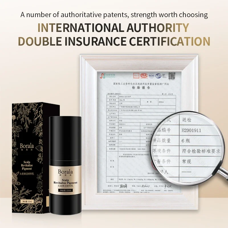 Borala Tattoo Hairline Pigment for Beauty Health Hair Growth Paint Hair Scalp Treatment Anti Loss Products Semi Permanent Tattoo