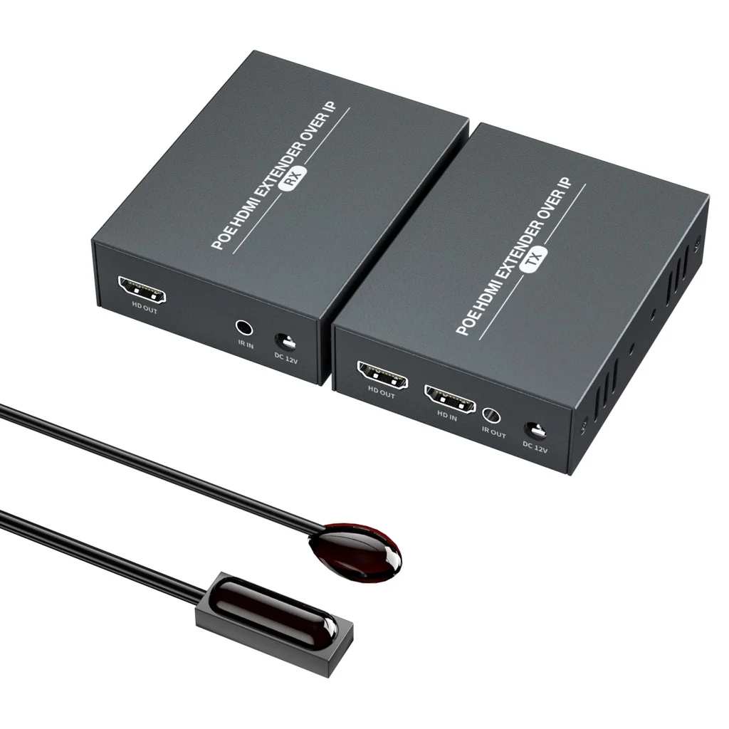 

150m HDMI Extender Uncompressed 1080p Video Transmition With IR Remote Control Support Local Loop Out For Cctv Pc Home Theater