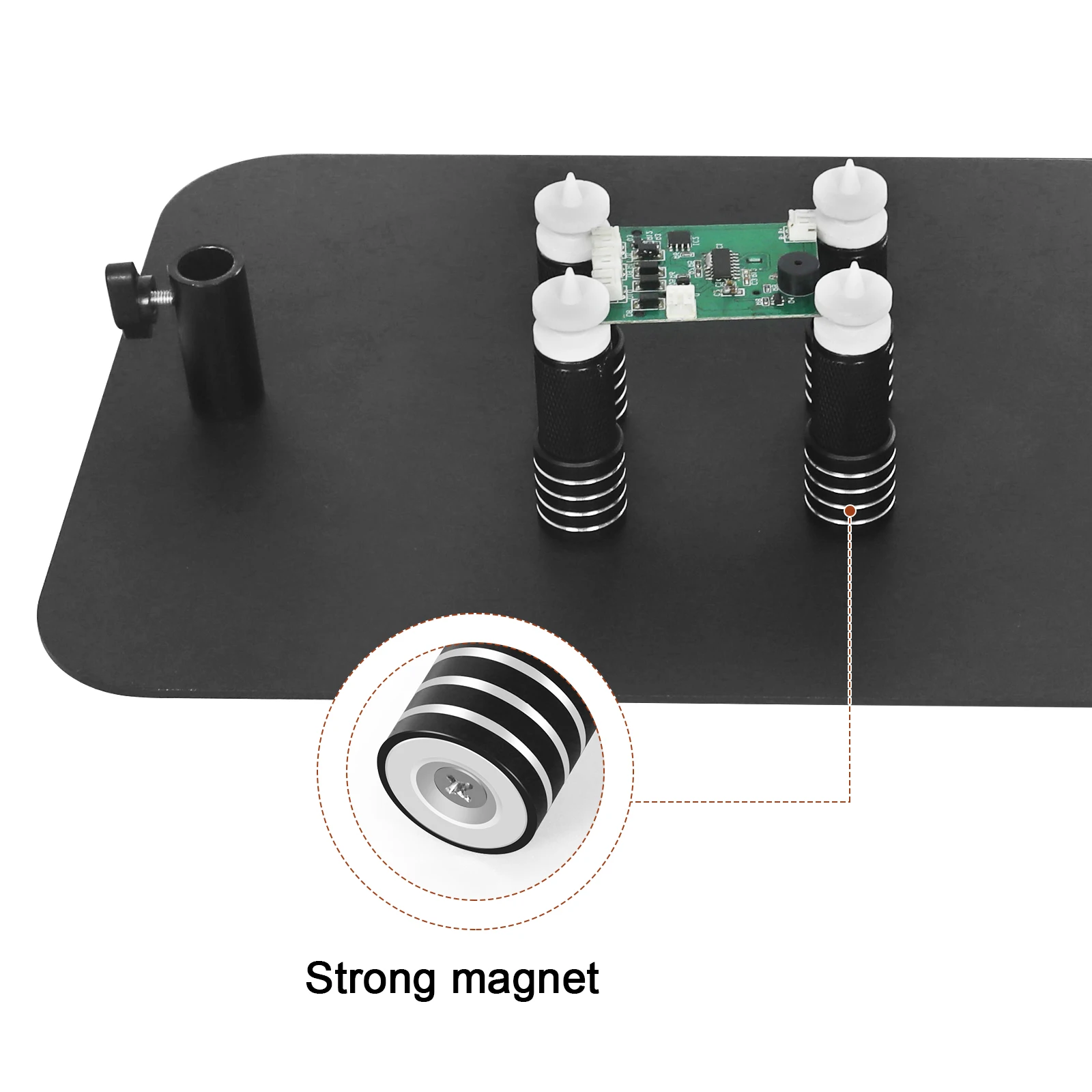 NEWACALOX Magnetic PCB Board Fixed Clip Flexible Arm Welding Auxiliary Tool Soldering Third Hand Welding Positioner Holder soldering helping hands