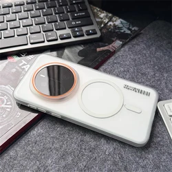 Custodia rigida ultra sottile opaca traslucida con capacità di ricarica wireless magnetica