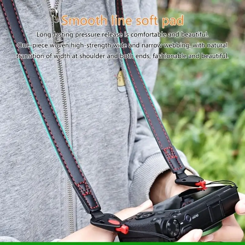 U55C 퀵 릴리스 카메라 스트랩 GR2, GR3, GR3X 카메라용 헤비 듀티 하네스 벨트 즉시 분리 설계