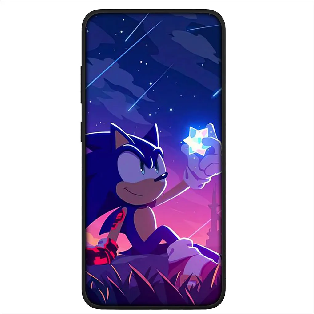 Funda con fondo de pantalla de Anime S-Sonics y erizos para Xiaomi Redmi Note 13, 8, 7, 12 Pro, C, A3, 13C, 12C, 8A, 7A, 8T, A3X, 4G, 5G