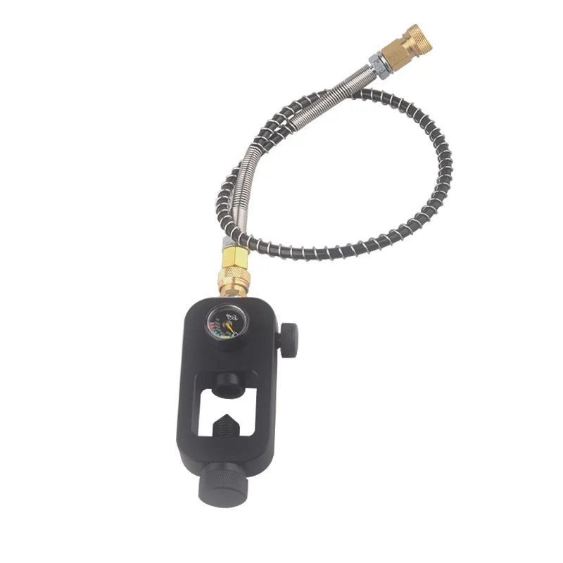 HPA-Gas-Cylinder-Refill-Filling-Adapter-Black-Aluminum-50CM-High ...