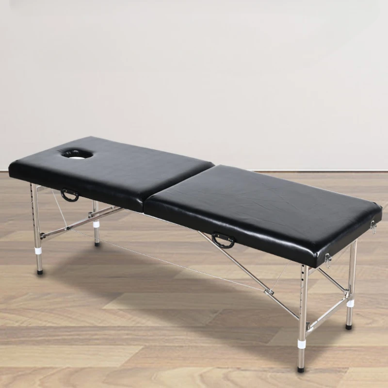 Bathroom Portable Massage Bed Face Home Comfort Physiotherapy Massage Table Metal Lettino Estetista Beauty Furniture RR50MB