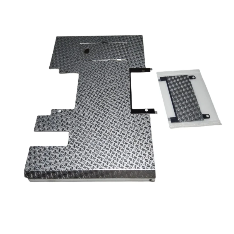 Metal Stainless Steel Anti-skid Decorative Board for Tamiya 1/14 RC Truck 56325 MAN 540 Upgrade Accessories 5