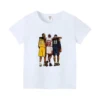 New Summer Basketball Print Tee Tops, Boy's Round Neck Casual Short Sleeve Comfortable Soft Versatile Kid T-shirt 1