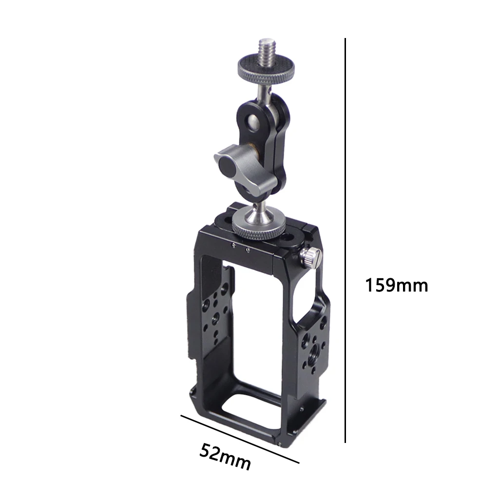 Magnetic Action Camera Cage For Action 2 Dual-screen Full Cage w/ Cold Shoe Mou