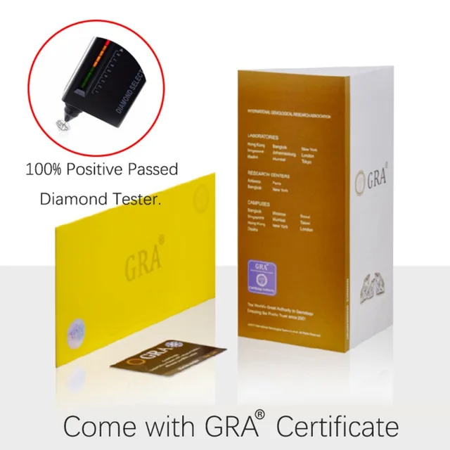 빛나는 모이사나이트 스톤: GRA 인증의 진품성과 공장 도매 가격의 가치