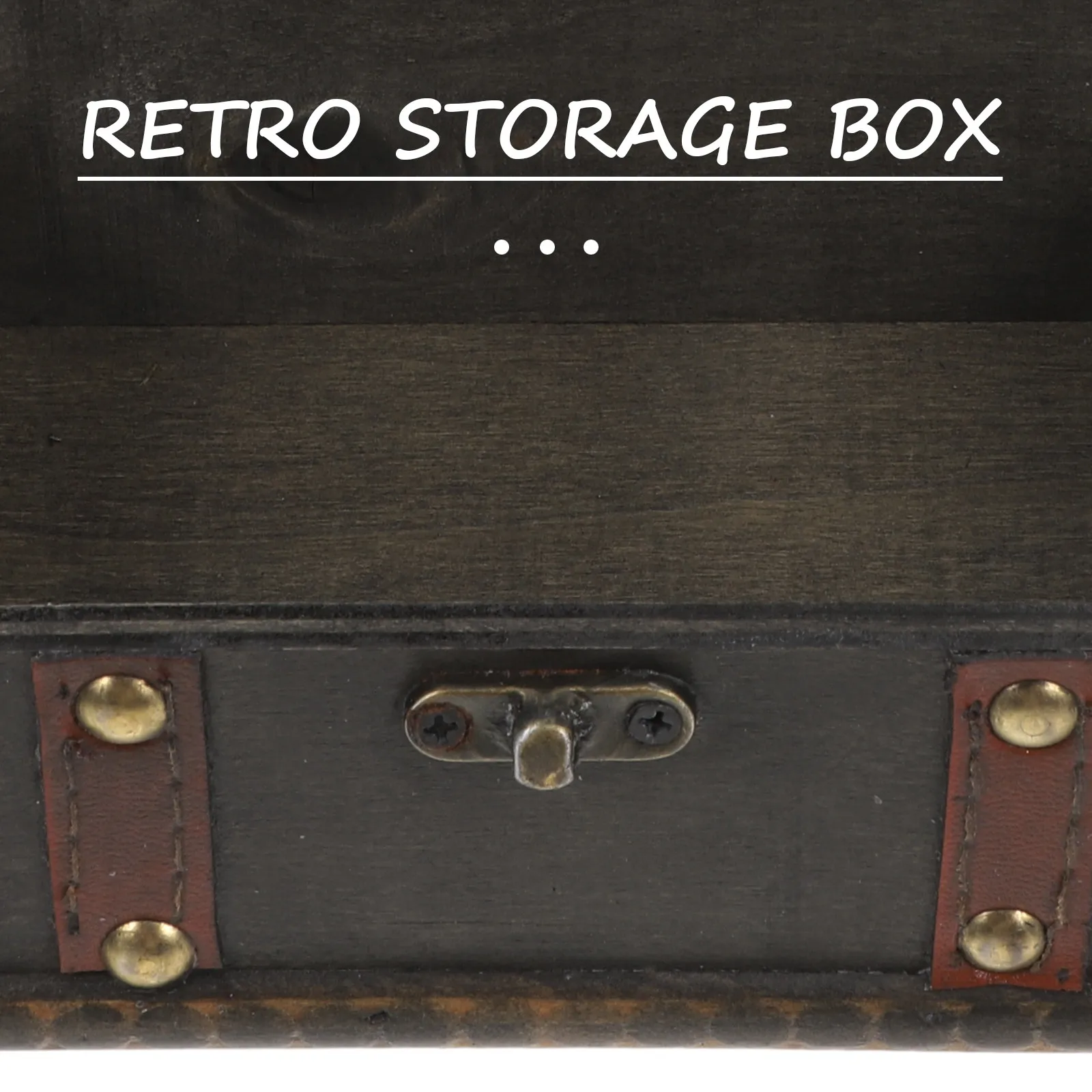 장 나무 보관함 빈티지 기념품 상자 (보석류, 장신구, 편지 보관용) 남성용 홈데코 스타일 팔찌 정리함