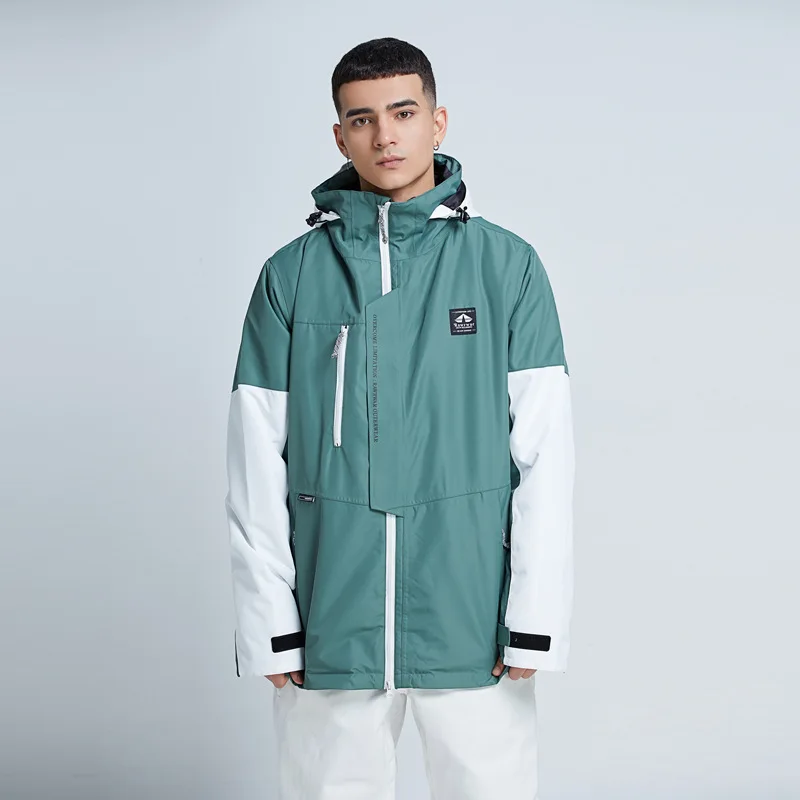 MUTUSNOW Winter Men And Women's Waterproof Ski Jacket Warm Breathable Snowboarding Snow Coats Outdoor Hooded Skiing Top Coat
