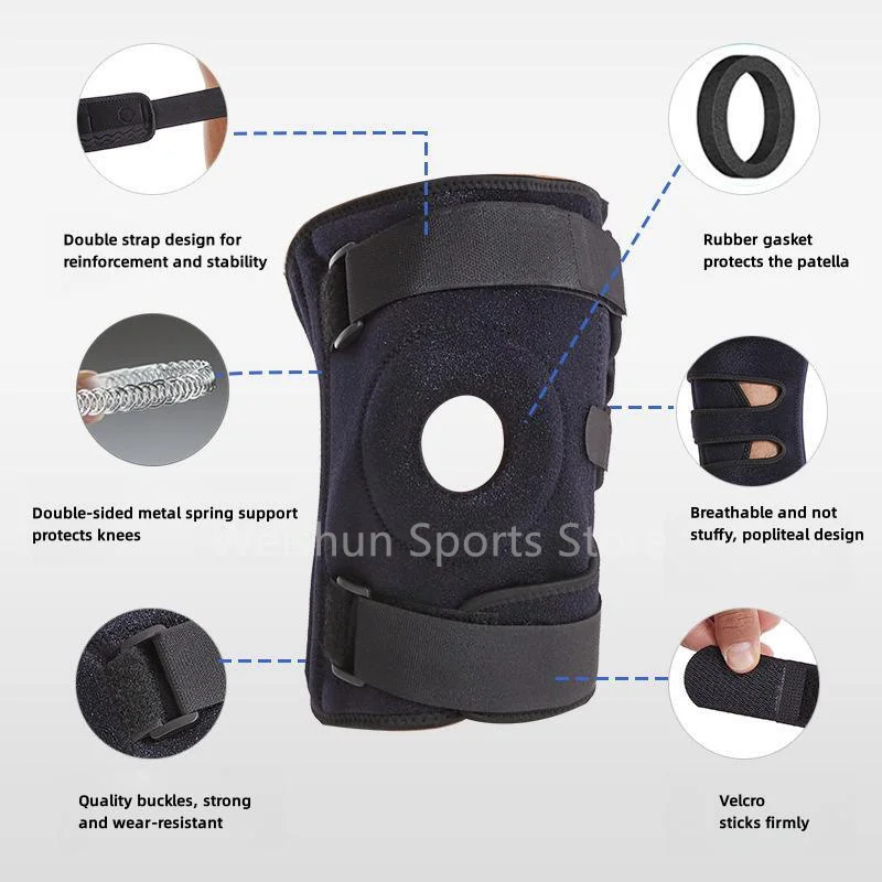 Plus Size Knee Pads Protector Compression Knee Support Protection Relieves Patella Ligament Joint Tendon Meniscus Discomfort 6XL Knee Pad Knee Support Knee Brace Knee Wraps