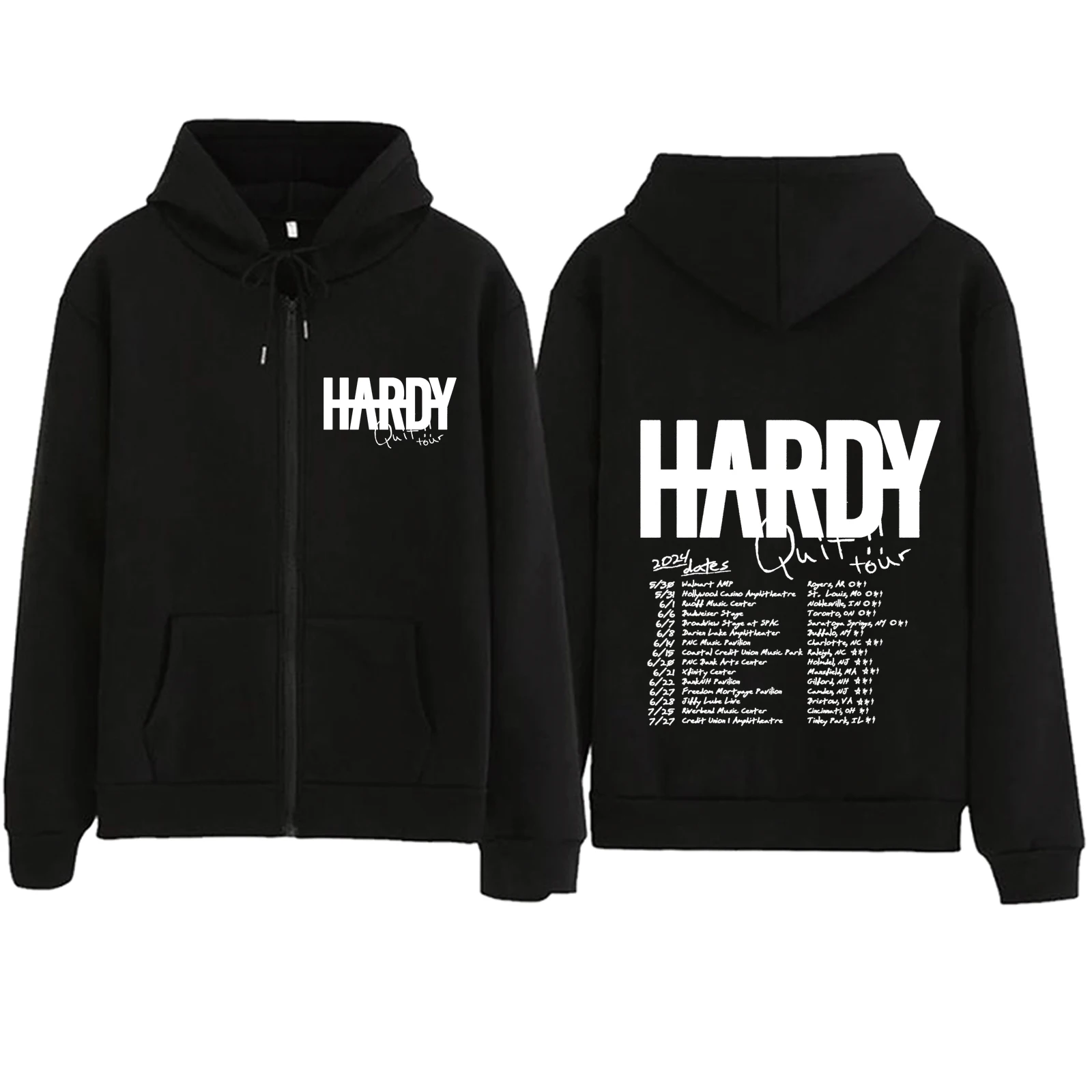 

Толстовка с капюшоном и V-образным вырезом, на молнии