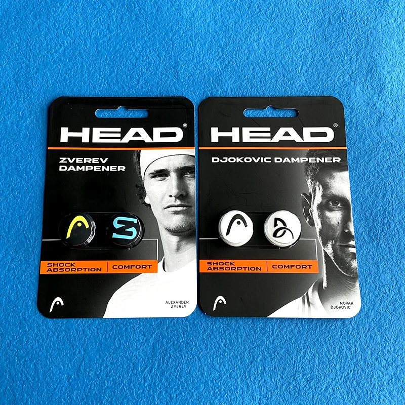 HEAD 2PCS tennis racket shock absorber vibration dampener anti-vibration silicone sport accessories to reduce vibration tennis accessories tennis racket shock absorber