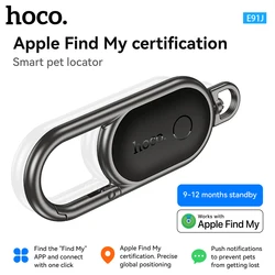 HOCO E91J Smart Anti - Lost Keychain Tracker with Mini Metal Finder (Black)
