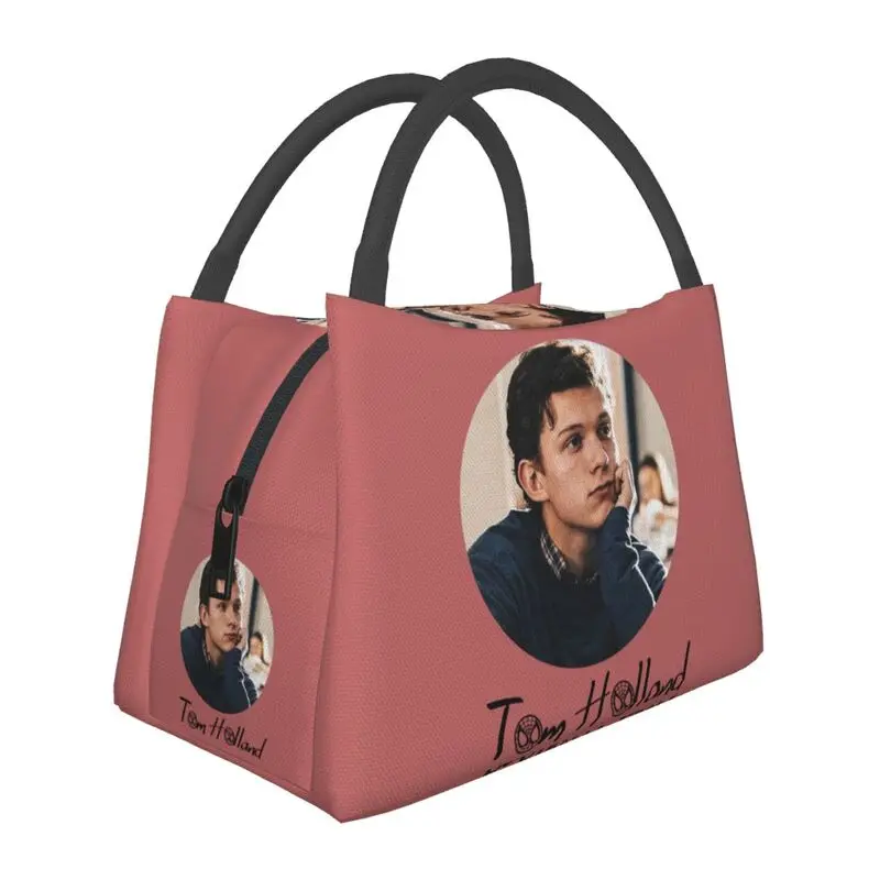 

Tom Holland Insulated Lunch Bag for Women Resuable Cooler Thermal Bento Box Office Picnic Travel