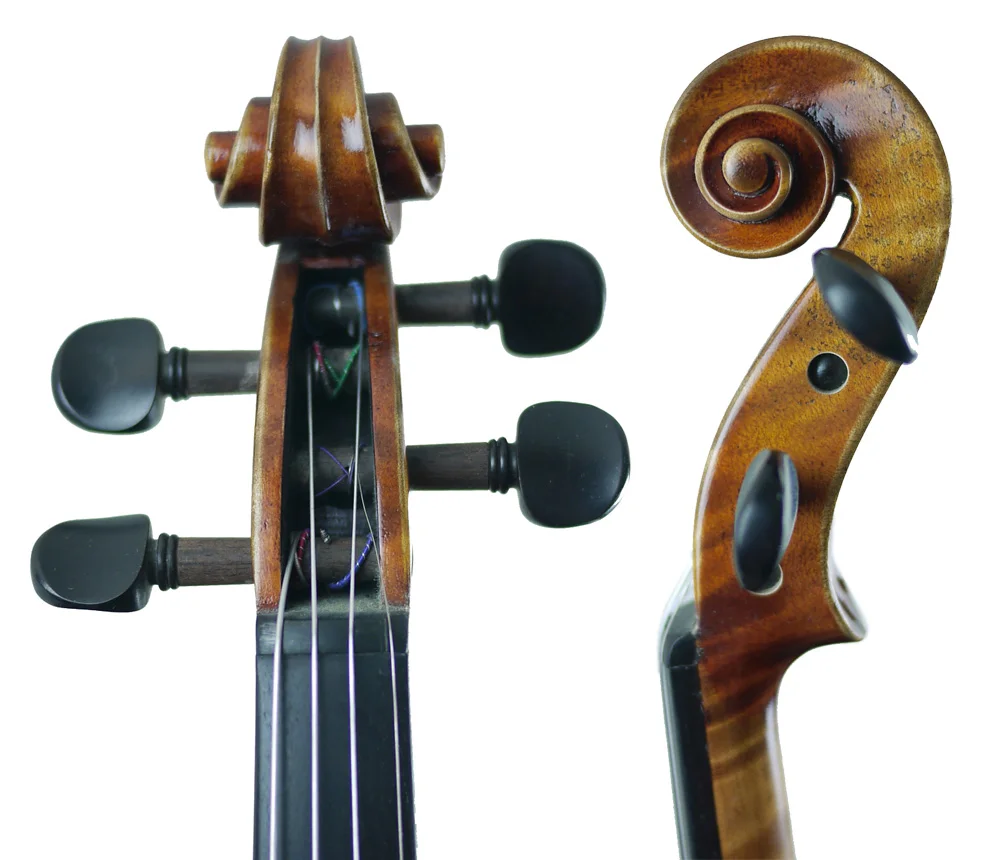 Top Handmade Oil Varnish,Antonio Stradivaius1714 "Soil" Violin Copy, No.1632. Rich Powerful Sound, European Spruce