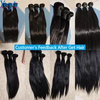 YOCYTU 20 20 20 Pouces Tissage Cheveux Humains 1/3/4 PCS Lot de Tissage Cheveux Humain 12A Tissage Naturel Brésilien Haut Qualité Meche Tissage Humain Hair Raw Hair Bundles 100% Human Hair Livraison 3 Jours France 5