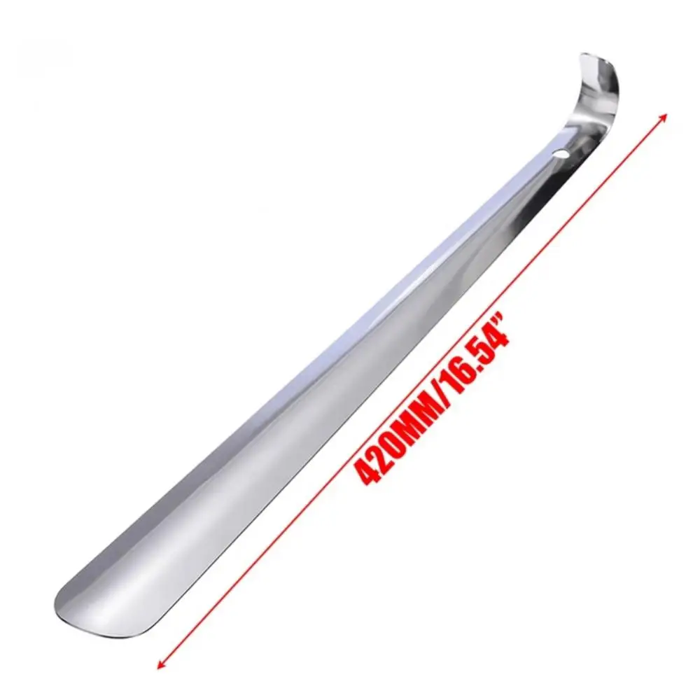 Portable Long Shoe Horn Professional Stainless Steel Shoe Horn Durable Plastic Spoon Shape Lazy Shoe Helper Flexible Shoe Lifter 6
