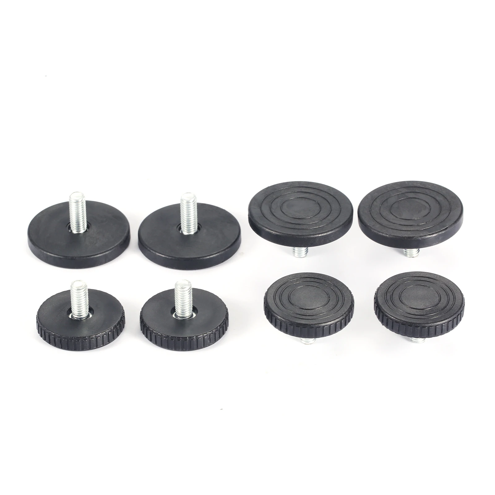 Adjustable Black Leveling Furniture Feet – Set of 4