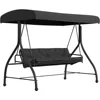 Tellis Outdoor Steel Converting Patio Swing Canopy Hammock with Cushions / Outdoor Swing Bed 1