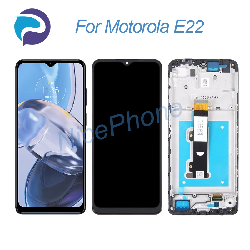 

Для Motorola E22 ЖК-экран + сенсорный дигитайзер дисплей 1600*720 E22 ЖК-экран дисплей