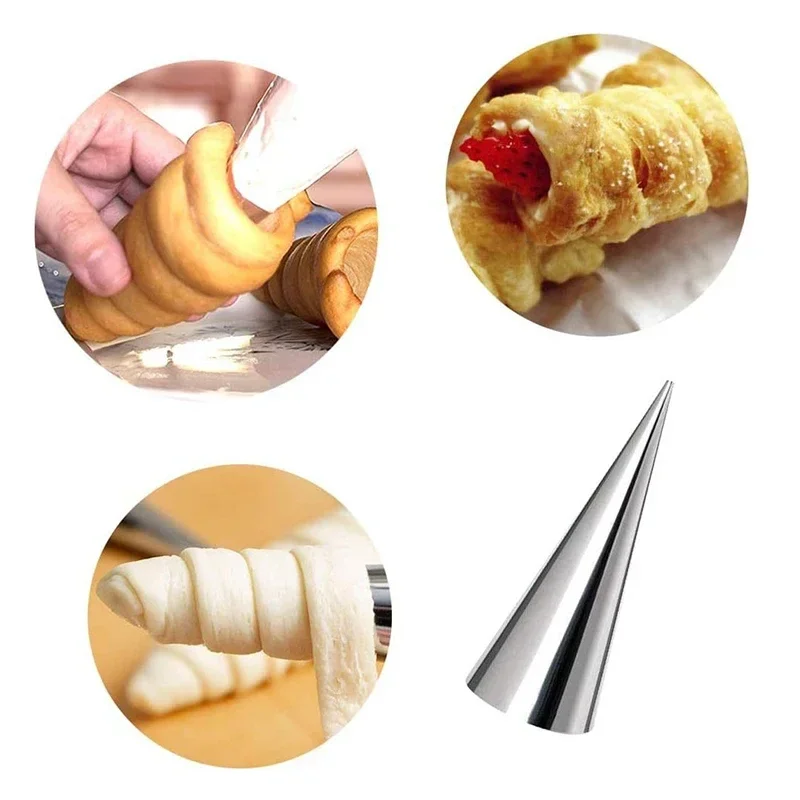 Stainless Steel Croissant Molds Baking Tools