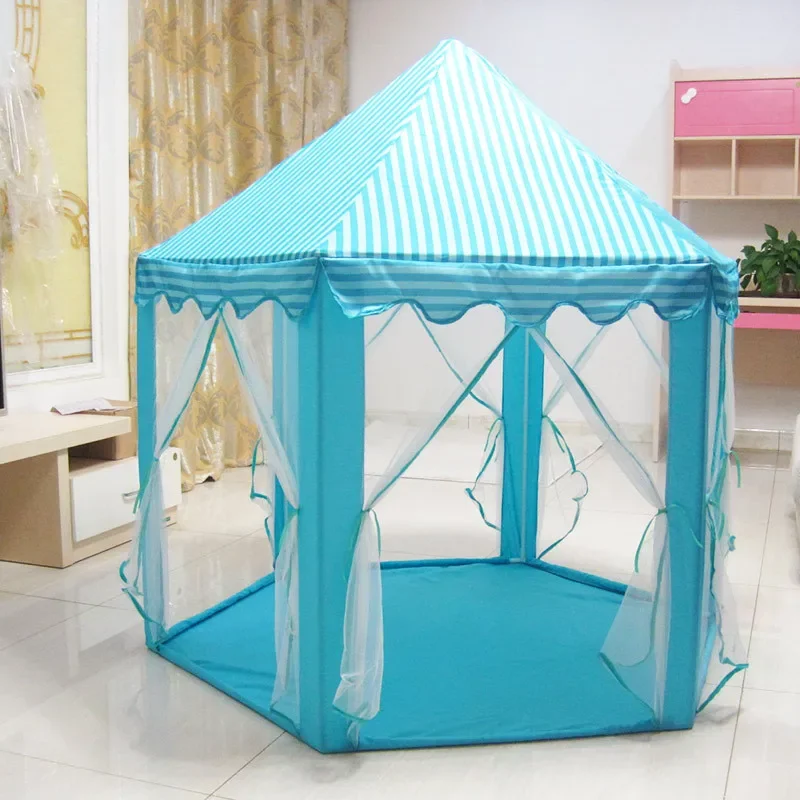 Kids Play House Game Tent Toys Ocean Ball Pool Portable Foldable Princess Castle Folding Tent Children Birthday Christmas Gifts