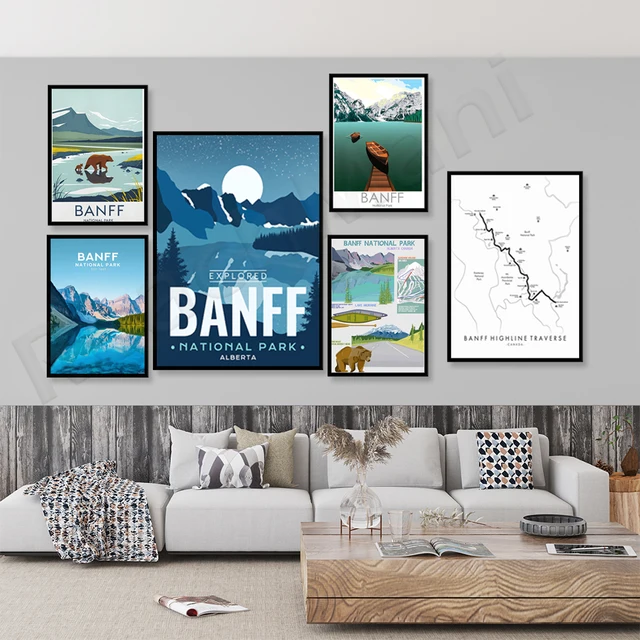Explore the Beauty of Banff National Park with ReachMani s Canvas Printings