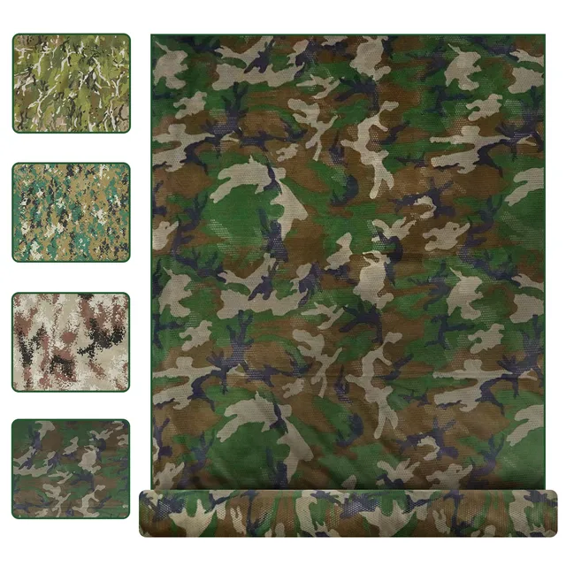 1,5 M Szélesség Egyszerű Álcázási Háló Napellenző Fedélhálószövet-Szövet Árnyéka Nettó Camo-Net Kültéri Udvari Dekoráció Borítás - Image 5
