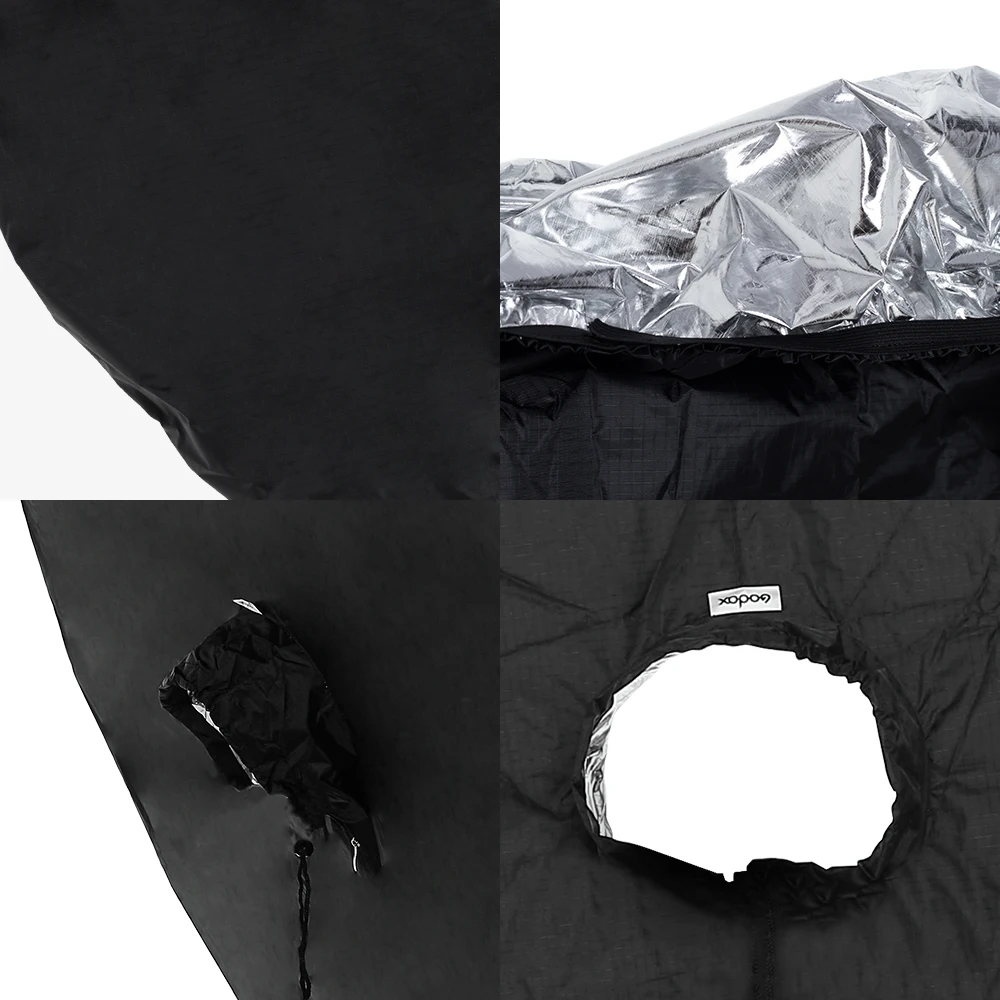 AMBITFUL 105cm 130cm 160cm 우산 디퓨저 화이트 투명 블랙 반사판 파라볼릭 우산 커버 (105cm 130cm 우산용)