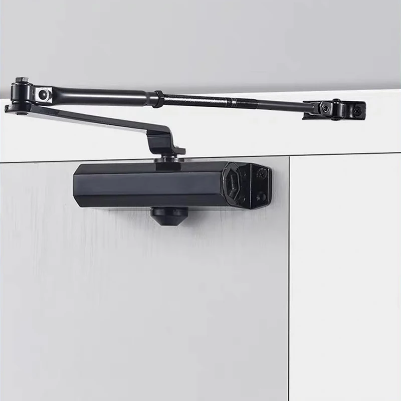 Door Closer GSTARAM Hydraulic Buffer Door Closer 25KG To 80KG Adjustable Speed Door Closing Equipment Mute Soft Closing Hardware