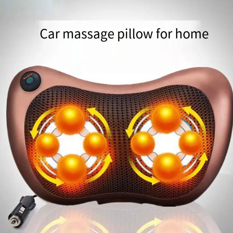 8-Node Shiatsu Plus Massage Cushion with Soothing Heat