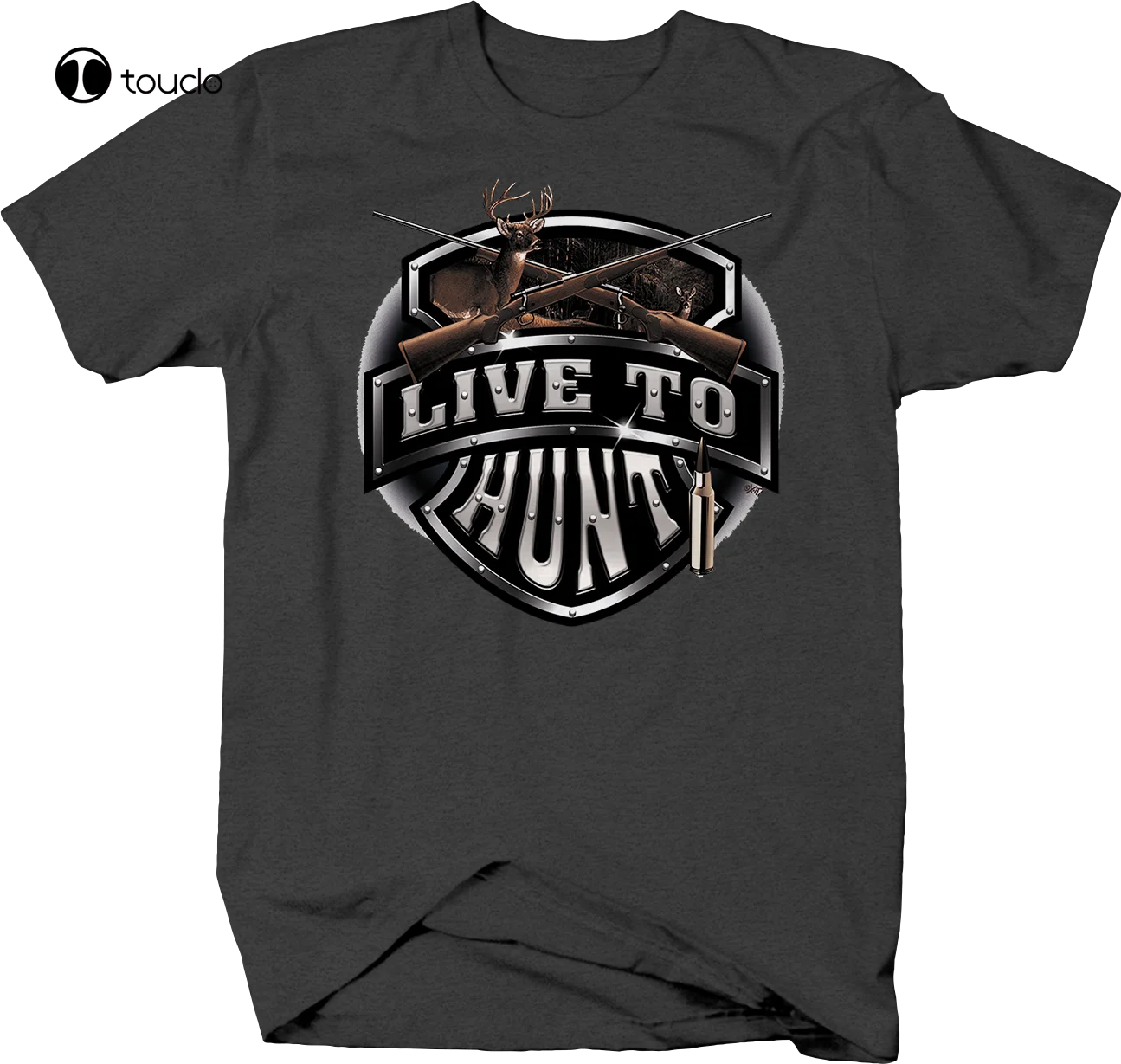 

Live To Hunt Big Buck Deer Cross Hunting Wildlife T Shirt For Men Tee Shirt unisex