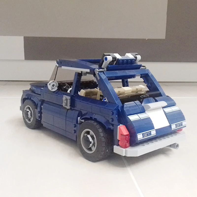 Moc Blocchi Di Costruzione Per Fiat Nuova 500 Creativo Esperto City Car Blocchi Modello 10271 Auto Modificato Giocattoli Fai Da Te Per Bambini Regalo 