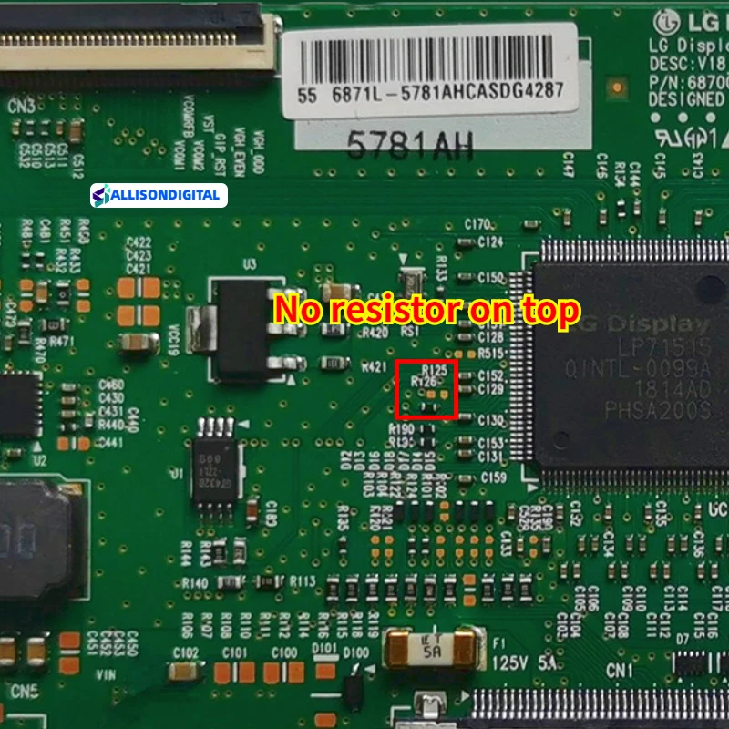 茶 comcom com 6870C-0769A V18_43-65UHD_TM120_v1.0 T-Con Board For LG