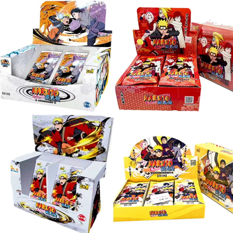 Naruto Genuine Collection Card Anime Figures Uchiha Sasuke Slr Colorful