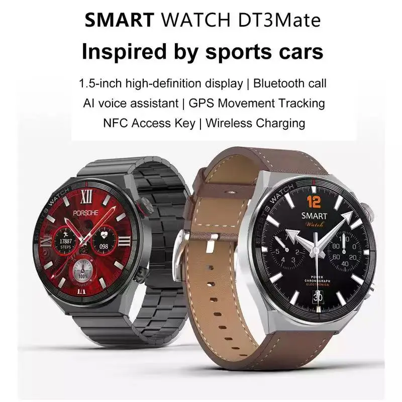 2023 ο Ͻ  Ʈ ġ  AMOLED 454*454 NFC ׼  Smartwatch  ȭ ð 30M 