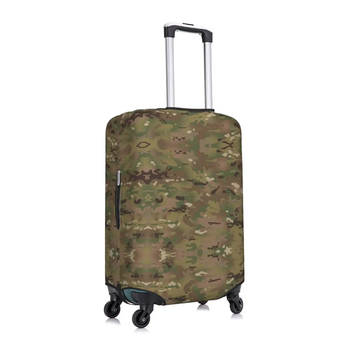 Military Camo Camouflage Army Luggage Cover Elastic Travel Suitcase Protective Covers Fits 18-32 Inch