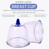 2 Pieces Enlarge Breast Cupping for Female Breast Massager Chinese Vacuum Set 13.5cm Female Cupping Massage Vacuum Cup Set 6