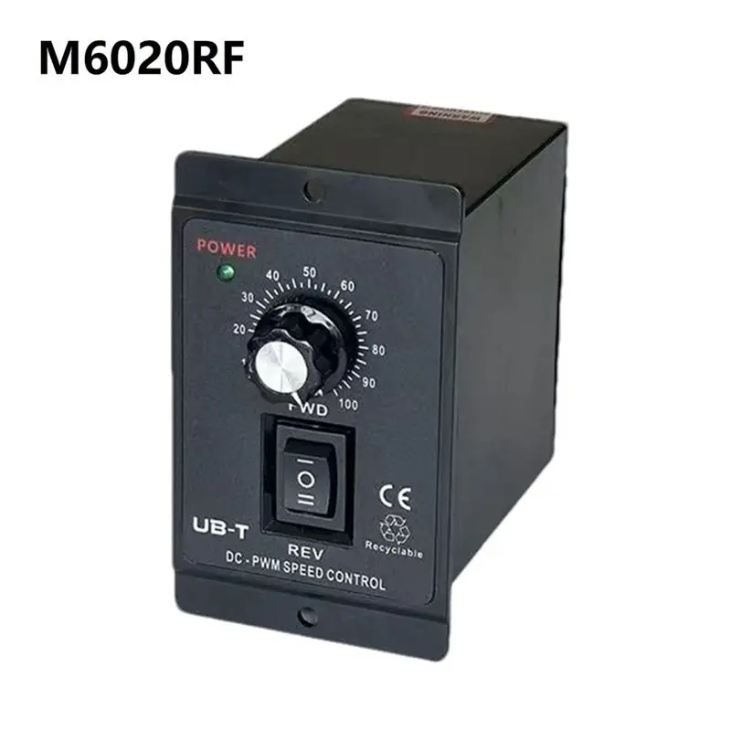 PWM 레귤레이터용 DC 브러시 모터 속도 컨트롤러용 12V-60V 20A 전기 장비 액세서리 M6020