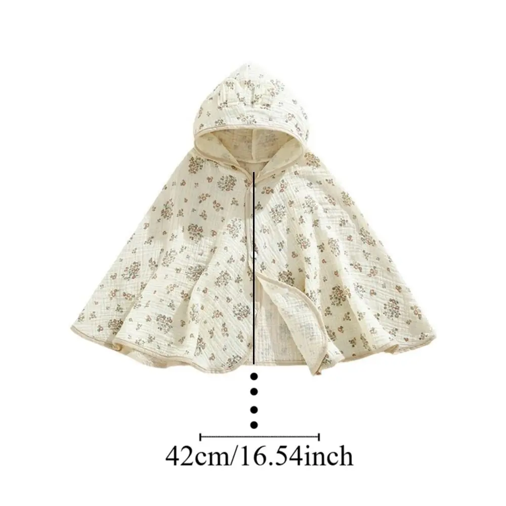 Cute Children's Sunscreen Cloak Cotton Summer Sunscreen Shawl Boys And Girls Ultra-Thin UV Protection Cloak Outdoor