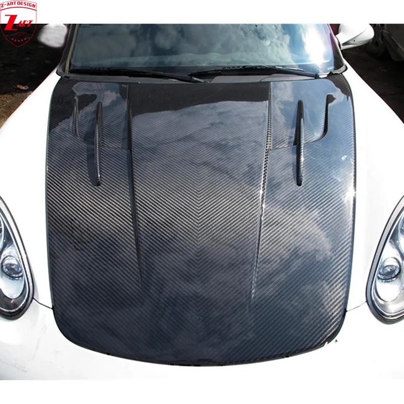 Z-Art Cofano Motore In Fibra Di Carbonio Per Porsche 987 Boxster Cayman Cofano Motore In Vera Fibra Di Carbonio Per Porsche Boxster Cayman 987