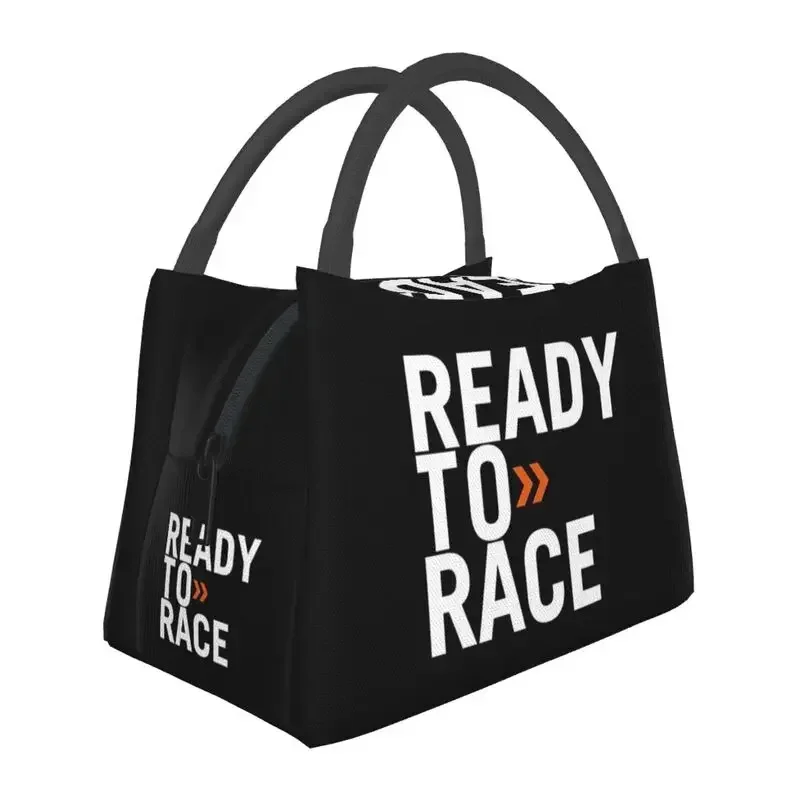 

Ready To Race Insulated Lunch Bags for Women Racing Sport Portable Thermal Cooler Bento Box Outdoor Camping Travel
