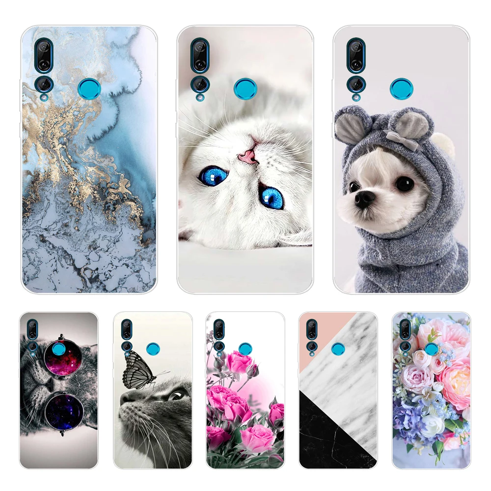 Per Huawei P Smart 2019 Cover Posteriore In Silicone Morbido Tpu Su Huawei P Smart Plus 2019 Custodia Cover Per Huawei P Smart Z Bumper Cat