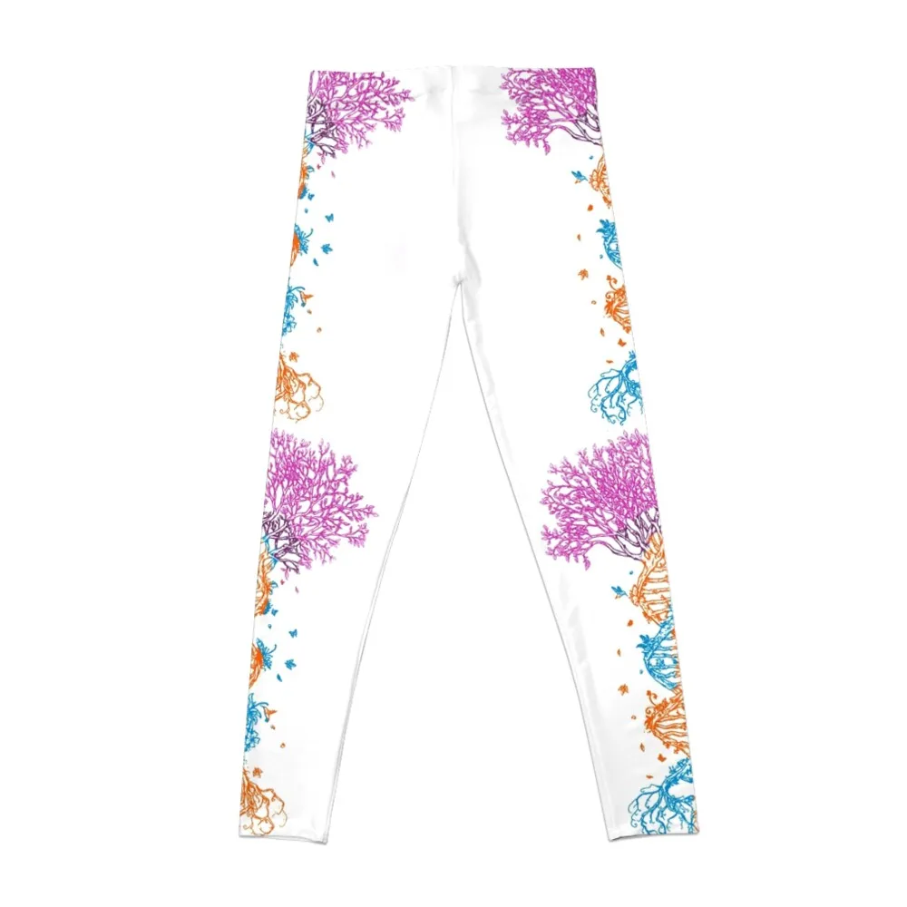 Double Helix DNA Tree Leggings exercise clothing for sports tennis for Tight fitting woman Legging sexy woman Womens Leggings