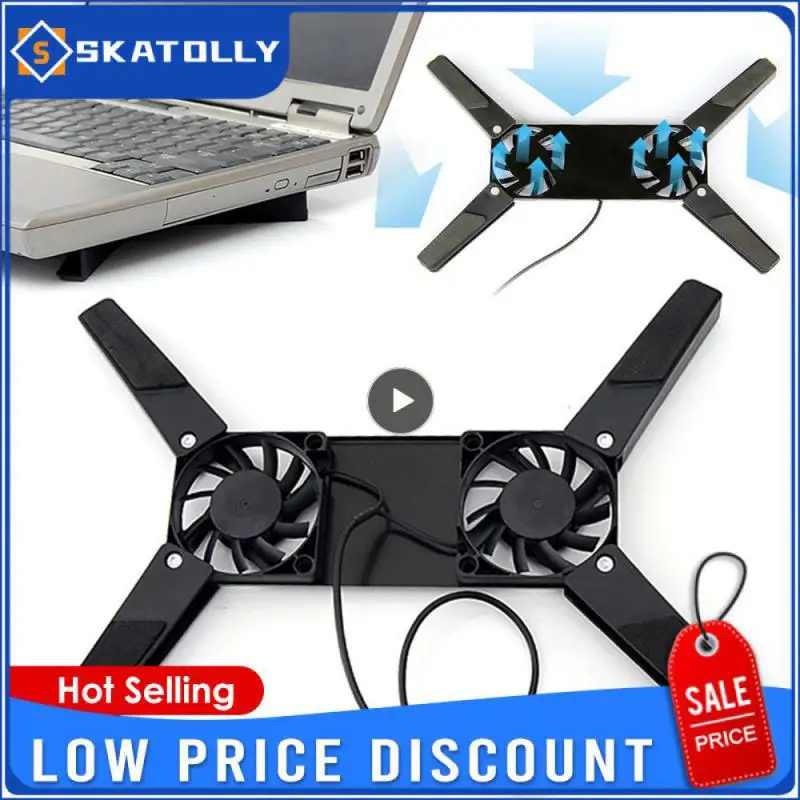 1 ~ 4Pcs Usb Laptop Cooling 2 Fan Cooler Pad Stand Laptop Base Di Raffreddamento Culla Notebook Netbook Dropshipping Vendita Calda *