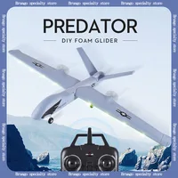 Z51 Remote Control Gliding Wing Foam Fixed Wing Aircraft Led Light 2.4g Electric Remote Control Model Rookie Outdoor Toy Boy Gif 1