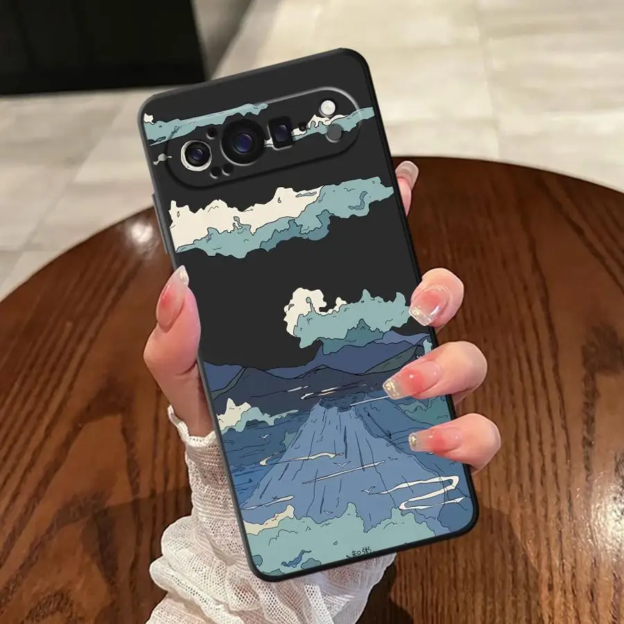 Anime Landscape Mountain Soft Cover Phone Case